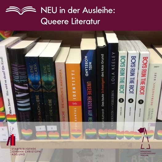 Queere Literatur in der Stadtbibliothek Anklam